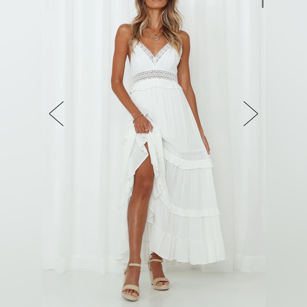 Hello Molly Forever Dreaming Maxi Dress - White